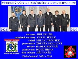 Výkonný výbor hasičského okrsku Jesenice 2025-2030