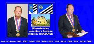 Miloslav Hrazánek starosta obce Jesenice